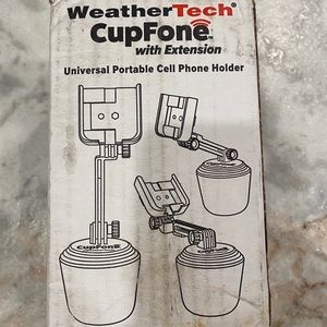 Vehicle cup phone holder